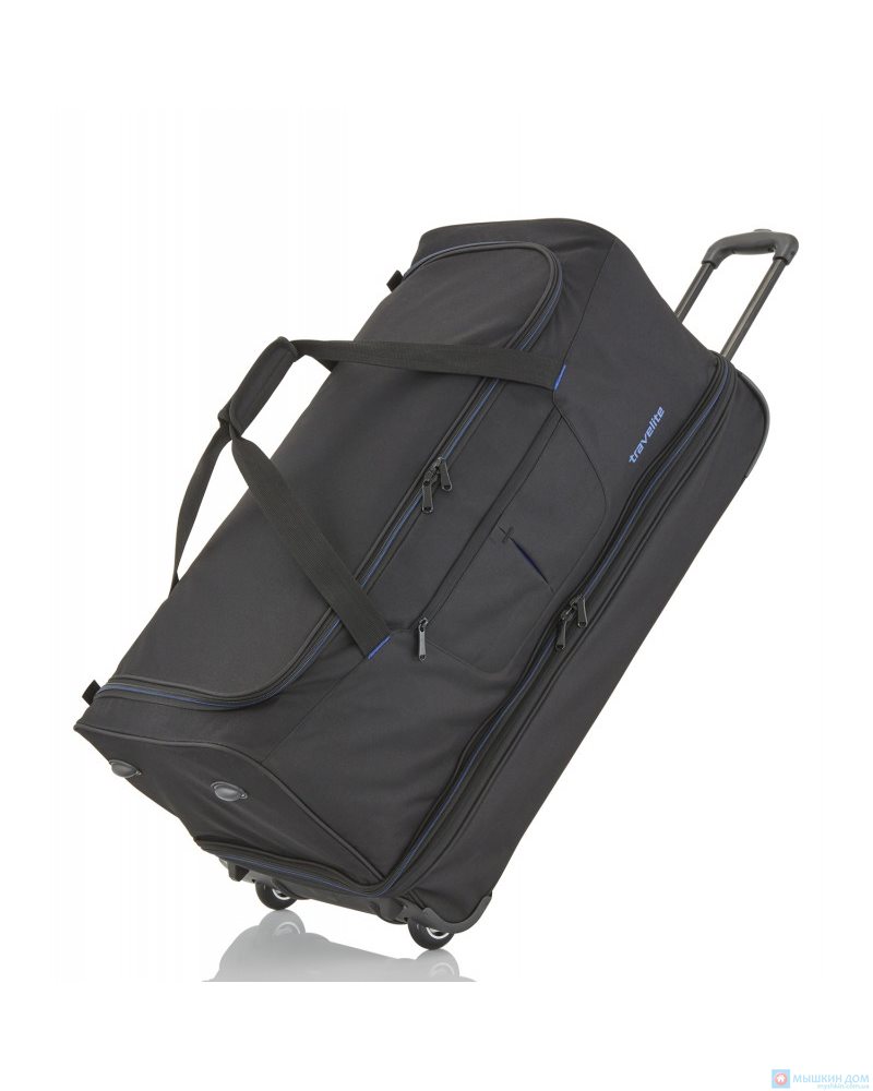 Дорожня сумка Travelite Basics на 2 колесах "L expres", чорний, 89/119 л, 2.8 кг, 70*38/46*37 см TL096276-01