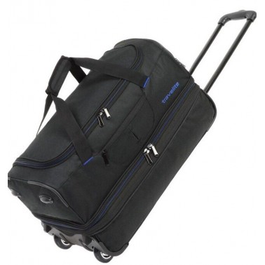 Дорожная сумка Travelite Basics на 2 колесах "S expres", черный, 51/64 л, 2.3 кг, 55*32/40*28 см TL096275-01 (TL096275-01)