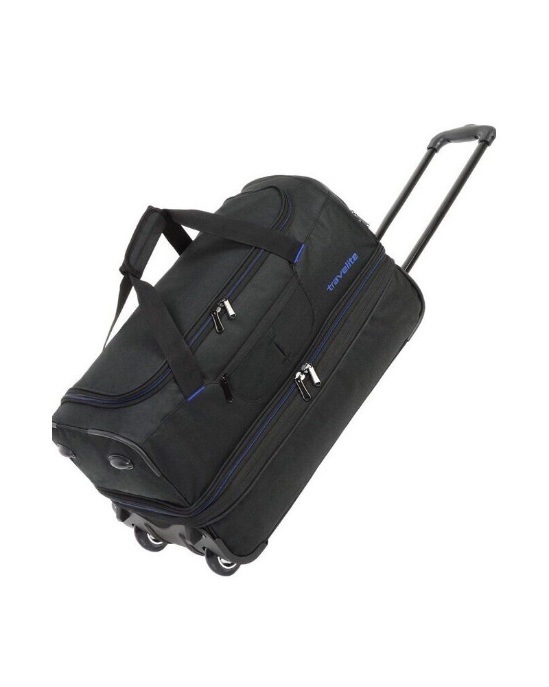 Дорожня сумка Travelite Basics на 2 колесах "S expres", чорний, 51/64 л, 2.3 кг, 55*32/40*28 см TL096275-01