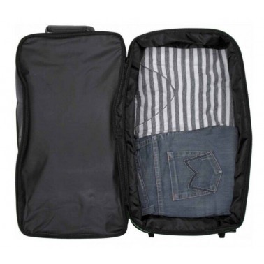 Дорожня сумка Travelite Basics на 2 колесах "S expres", чорний, 51/64 л, 2.3 кг, 55*32/40*28 см TL096275-01
