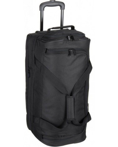 Дорожная сумка Travelite Basics на 2 колесах "S expres", черный, 51/64 л, 2.3 кг, 55*32/40*28 см TL096275-01