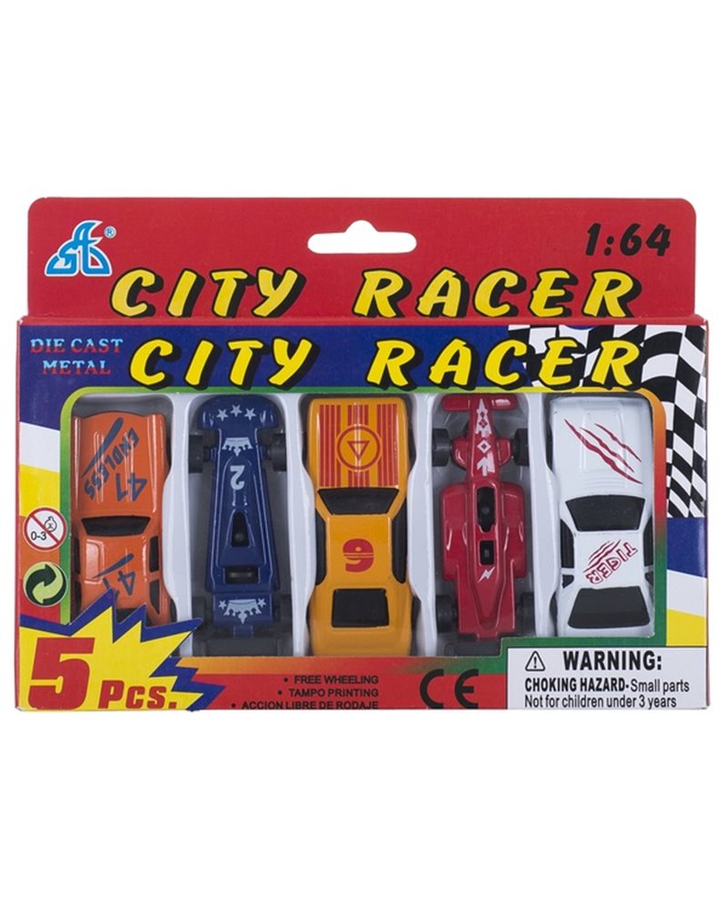 Набор мини машинок GW Citi Racer 1:64 5шт.
