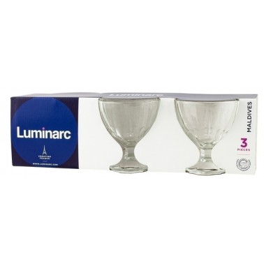 Креманка LUMINARC МАЛЬДИВЫ /НАБОР/ 3х300 мл (H5127/1)