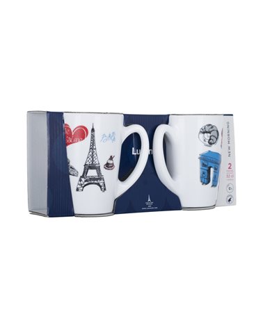 Набор кружек LUMINARC NEW MORNING LOVE PARIS (P9812)