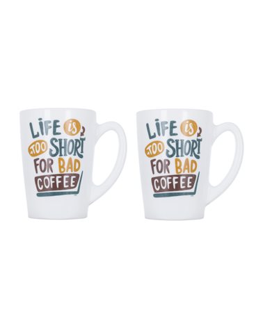 Набор кружек LUMINARC NEW MORNING LIFE IS SHORT (P5145)