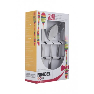 Набір столових приладів RINGEL Cafe, 24 предмета (RG-3107-24)