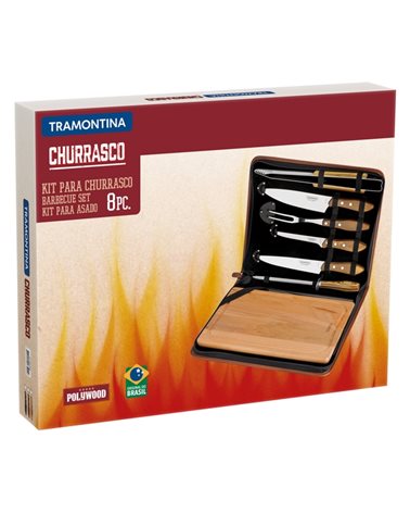 Набір інструментів для грилю TRAMONTINA Barbecue, 8 предметів (21198/465)