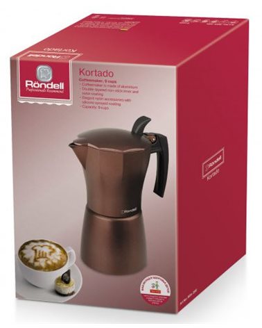 Гейзерная кофеварка RONDELL Kortado RDS-399 (RDA-399)