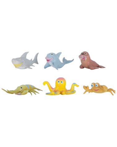 Набір ігрових фігурок Dingua Жителі океану, 6 шт (в коробці)