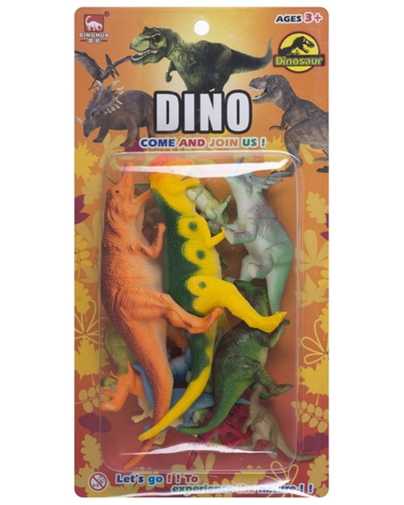 Набір ігрових фігурок Dingua Динозаври, 16 шт