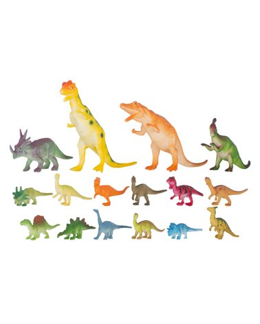Набір ігрових фігурок Dingua Динозаври, 16 шт