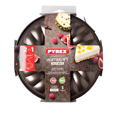 Форма кекс+пиріг PYREX ASIMETRIA, 26 см (AS26DT0)