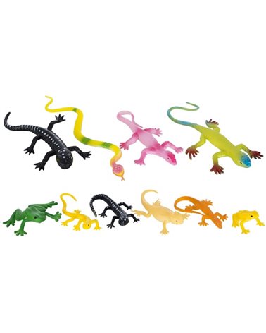 Набір ігрових фігурок Dingua Рептилії, 10шт, в асортименті