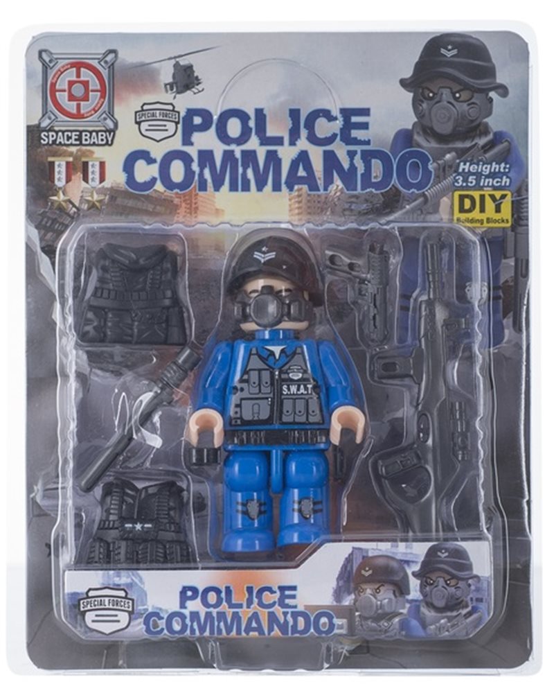 Игрушечный набор Space Baby Police Commando фигурка и аксессуары 6 видов