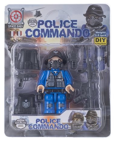 Игрушечный набор Space Baby Police Commando фигурка и аксессуары 6 видов