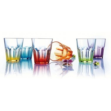 Стакан LUMINARC CRAZY COLORS /НАБОР 6x300 мл /в ассортим. низк. (H8299)