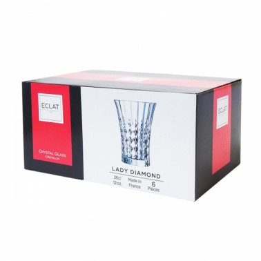 Стакан ECLAT LADY DIAMOND /НАБОР/6х360 мл (L9746)