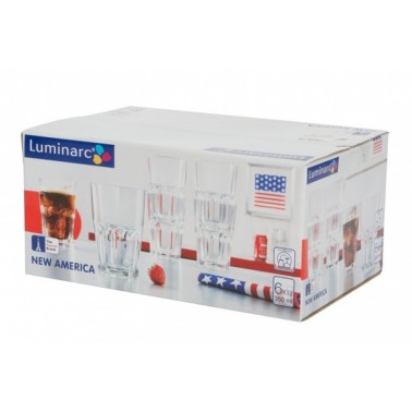Набор стаканов LUMINARC НОВАЯ АМЕРИКА, высокие (J2889/1)