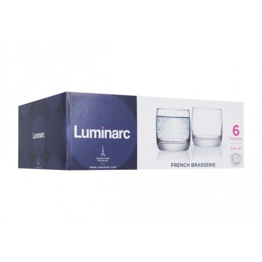 Стакан LUMINARC ФРАНЦУЗСКИЙ РЕСТОРАНЧИК /НАБОР/ 6X310 мл низк. (H9370/1)