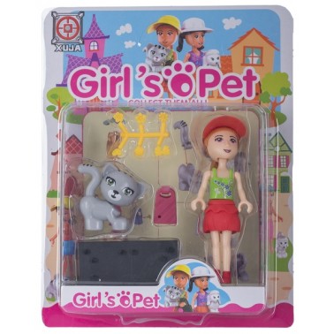 Игрушечный набор Space Baby Girl's Pet фигурка с питомцем и аксессуары 6 видов