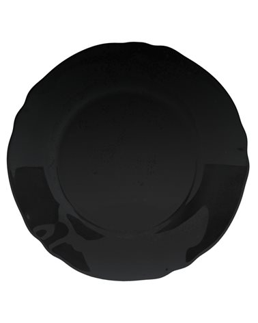 Тарелка LUMINARC LOUIS XV BLACK /24 см/ обед.(стикер) (P8968)