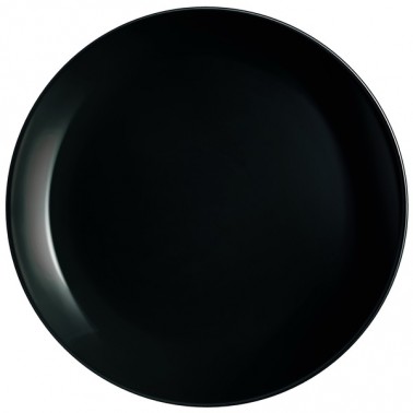 Тарелка LUMINARC DIWALI BLACK /27.3 см/подставн. (P0786)
