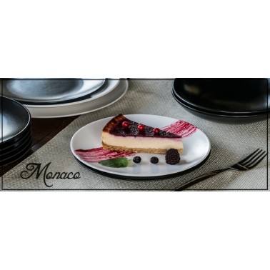 Тарелка IPEC MONACO белый/20 см/десерт.(1) (30900948)