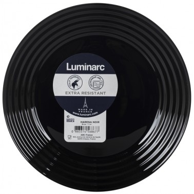 Тарелка LUMINARC HARENA BLACK /19 см /десерт. (L7613)