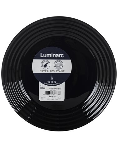 Тарелка LUMINARC HARENA BLACK /19 см /десерт. (L7613)