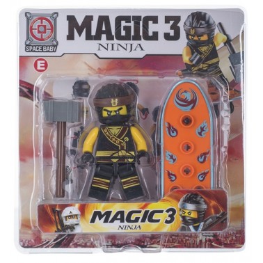 Игрушечный набор Space Baby Magic Ninja3 фигурка и аксессуары 6 видов