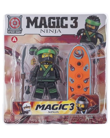 Іграшковий набір Space Baby Magic Ninja3 фігурка й аксесуари 6 видів