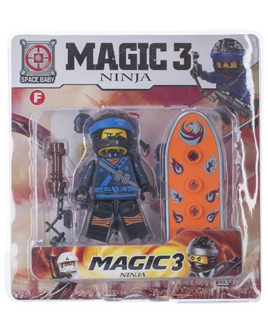 Игрушечный набор Space Baby Magic Ninja3 фигурка и аксессуары 6 видов