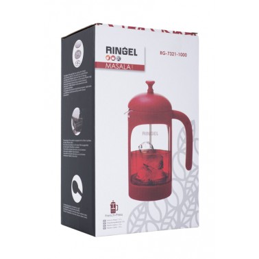Френч-пресс RINGEL Masala 1.0л красный (RG-7321-1000)