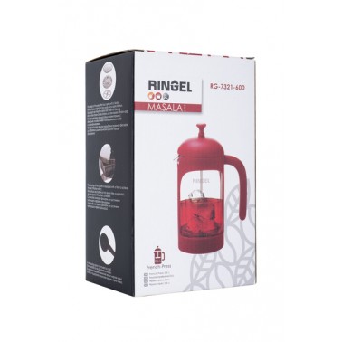 Френч-пресс RINGEL Masala 0.6л красный (RG-7321-600)