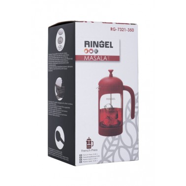 Френч-пресс RINGEL Masala 0.35л красный (RG-7321-350)