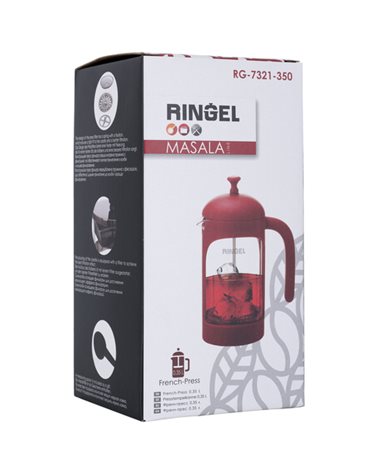 Френч-пресс RINGEL Masala 0.35л красный (RG-7321-350)