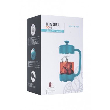 Френч-пресс RINGEL Lemongrass 1 л бирюза (RG-7314-1000)