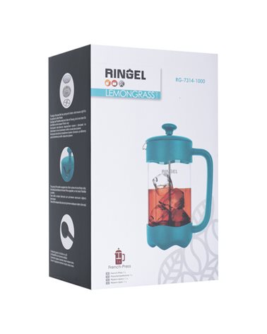 Френч-пресс RINGEL Lemongrass 1 л бирюза (RG-7314-1000)