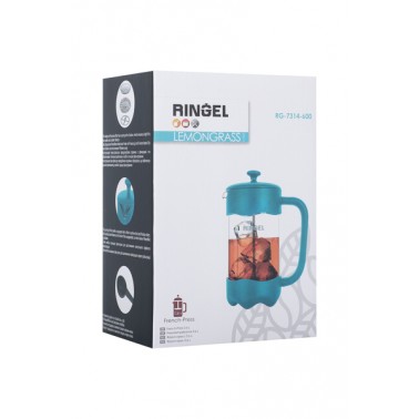 Френч-пресс RINGEL Lemongrass 0.6л бирюза (RG-7314-600)