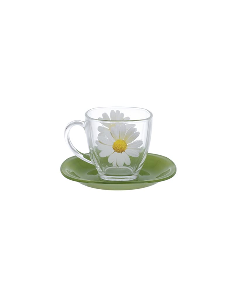 Сервиз LUMINARC CARINA PAQUERETTE GREEN / 6х220 мл д/чая (N8508)