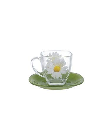 Сервиз LUMINARC CARINA PAQUERETTE GREEN / 6х220 мл д/чая (N8508)