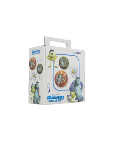 Набор детский Luminarc Disney Monsters, 3 предмета (P9261)