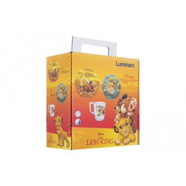 Набор посуды детск. LUMINARC DISNEY LION KING /НАБОР/3 пр.короб (P9345)