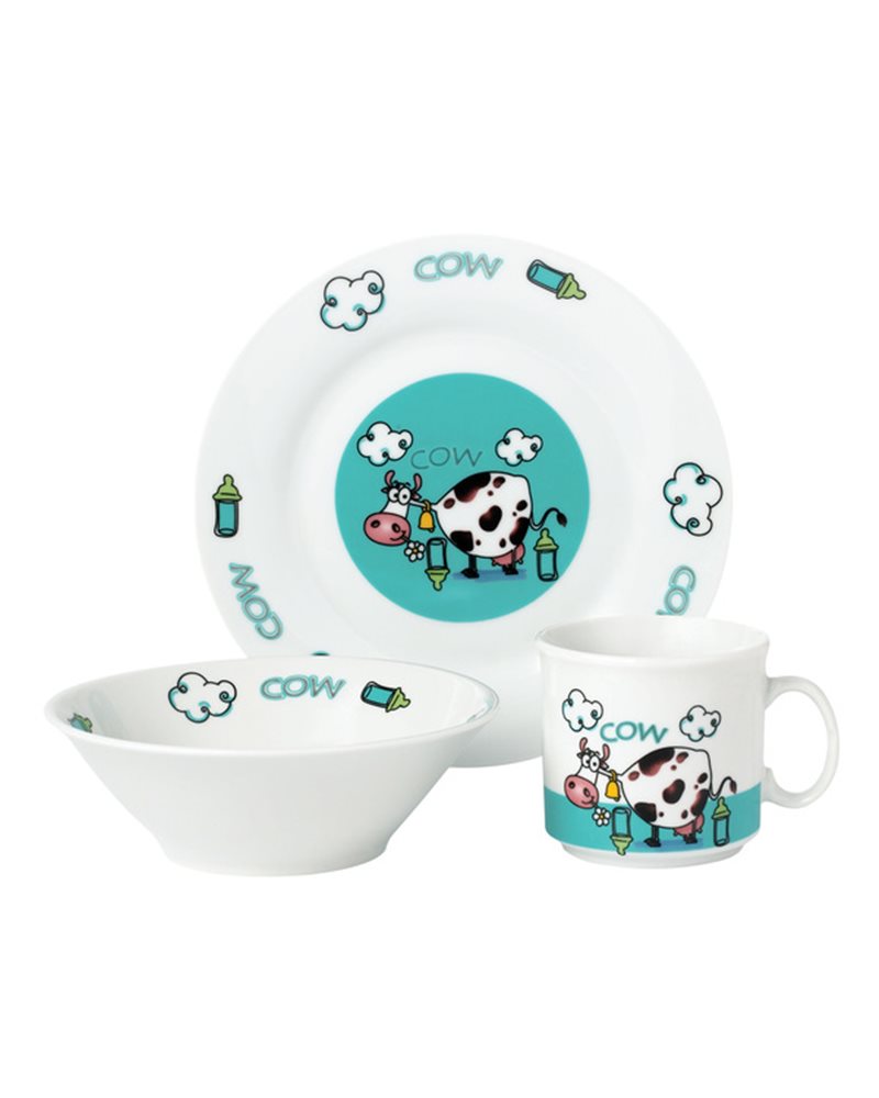 Дитячий набір LIMITED EDITION COW, 3 предмети (D1215)