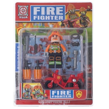 Іграшковий набір Space Baby Fire фігурка з байком і аксесуари 6 видів