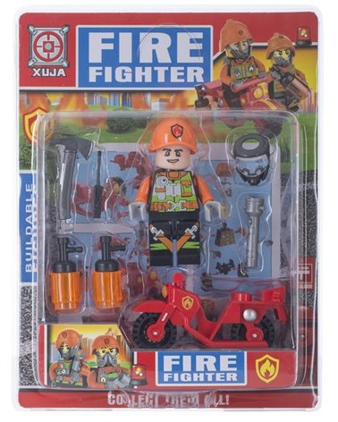 Іграшковий набір Space Baby Fire фігурка з байком і аксесуари 6 видів
