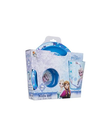Набор посуды детск. HEREVIN DISNEY FROZEN пл. /НАБОР/3 пр.короб (162441-802)