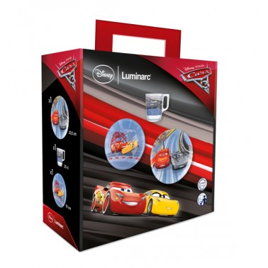 Набір дитячий LUMINARC DISNEY CARS 3, 3 предмета (N5280)