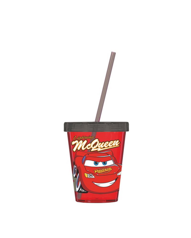 Контейнер детск. HEREVIN DISNEY Cars 0.6 л с трубочкой (161440-120)