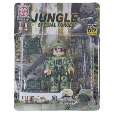 Игрушечный набор Space Baby Jungle Special Forces фигурка и аксессуары 6 видов